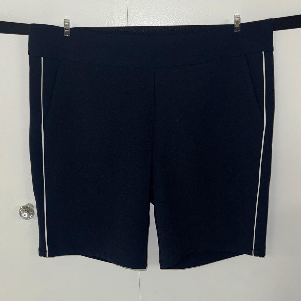 Cutter & Buck Navy Golf Shorts with White Trim
